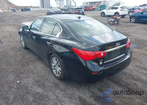 2014 Infiniti Q50 Hybrid Premium z USA, uszkodzony, nr VIN JN1AV7AR1EM703041